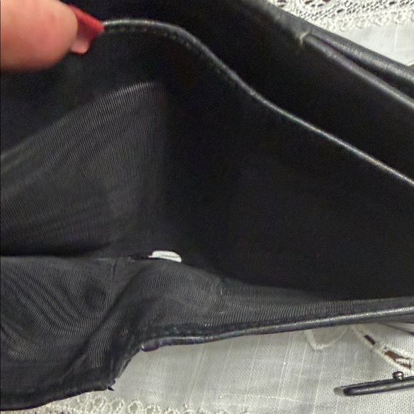 Gucci men Black and Gray Wallet with Red and Green Stripe - Picture 9 of 16